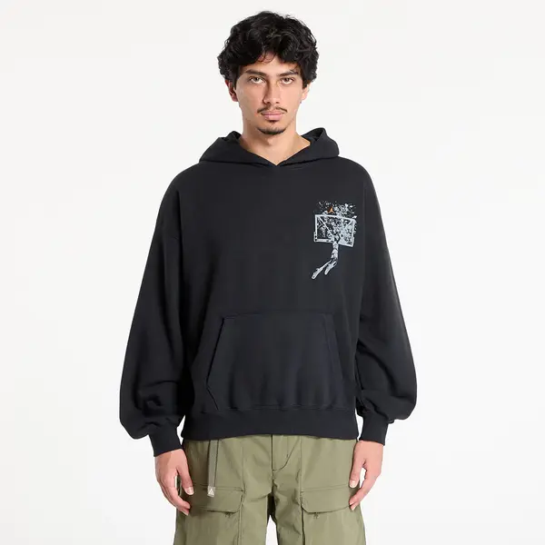 Jordan Суитшърт Jordan Brooklyn Men's Oversized Pullover Hoodie Black/ Starfish XS