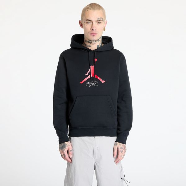 Jordan Суитшърт Jordan Essentials Men's Fleece Hoodie Black/ Gym Red/ Gym Red S