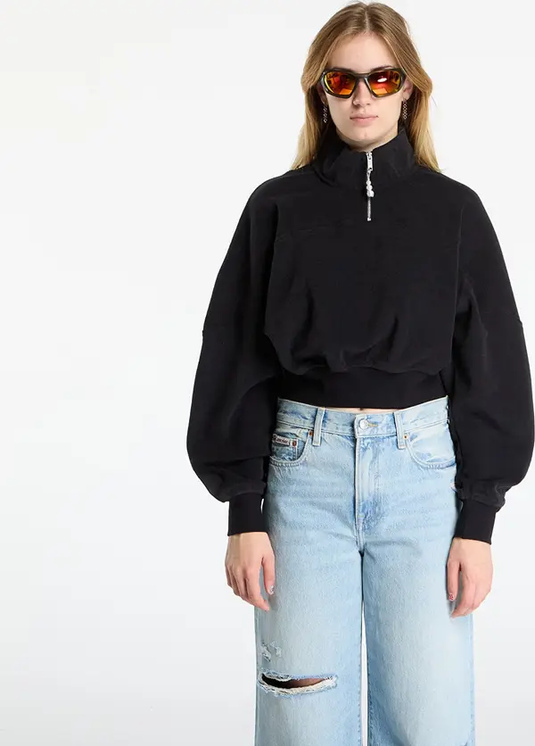 Jordan Суитшърт Jordan Flight Fleece Women's Quarter-Zip Top Black/ Black XL