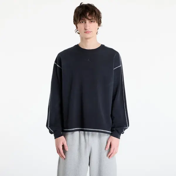 Jordan Суитшърт Jordan Flight Men's Heavyweight Long-Sleeve Top Black/ Sail/ Black XXL