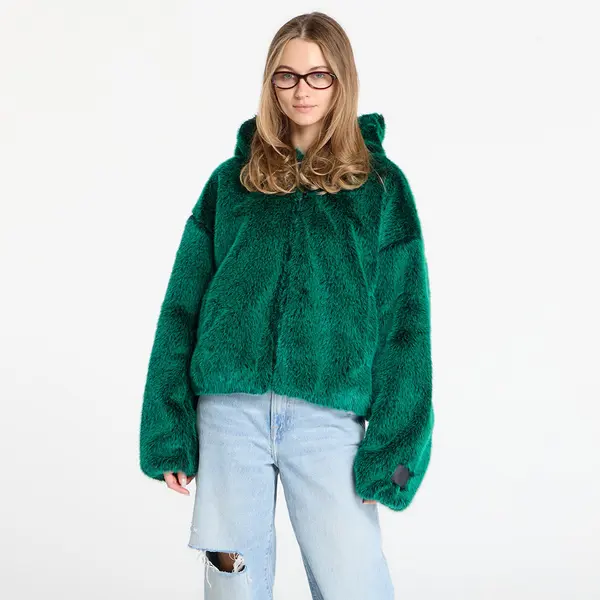 Jordan Суитшърт Jordan Off Crt Bball Hoodie Hooded Full Zip Ls Top Malachite M