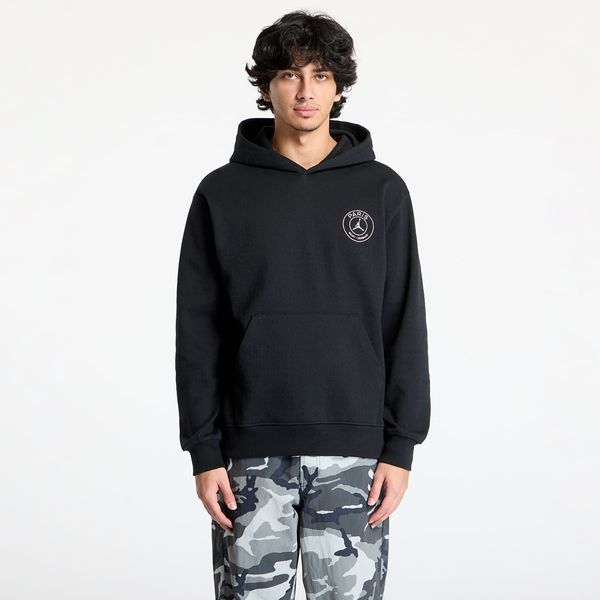 Jordan Суитшърт Jordan Paris Saint-Germain Men's Fleece Pullover Hoodie Off Noir/ Black S