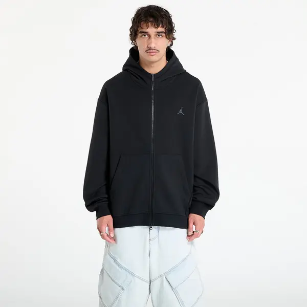 Jordan Суитшърт Jordan Sport Hoop Fleece Men's Dri-FIT Full-Zip Hoodie Black/ Dark Shadow XS