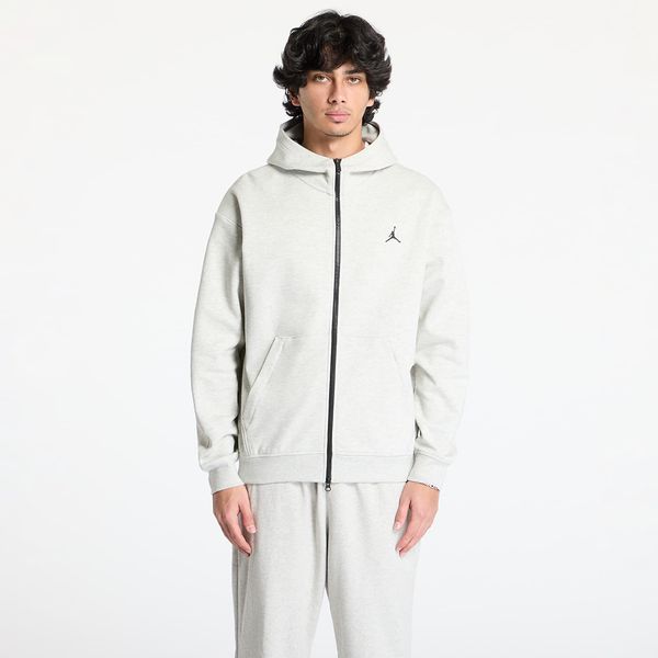 Jordan Суитшърт Jordan Sport Hoop Fleece Men's Dri-FIT Full-Zip Hoodie Grey Heather/ Black S