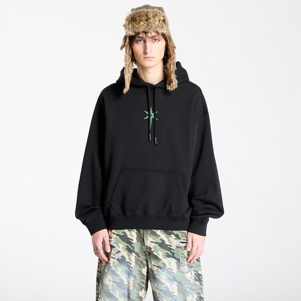 Marcelo Burlon Суитшърт Marcelo Burlon County Goth Boxy Hoodie Black/ Deep Green S