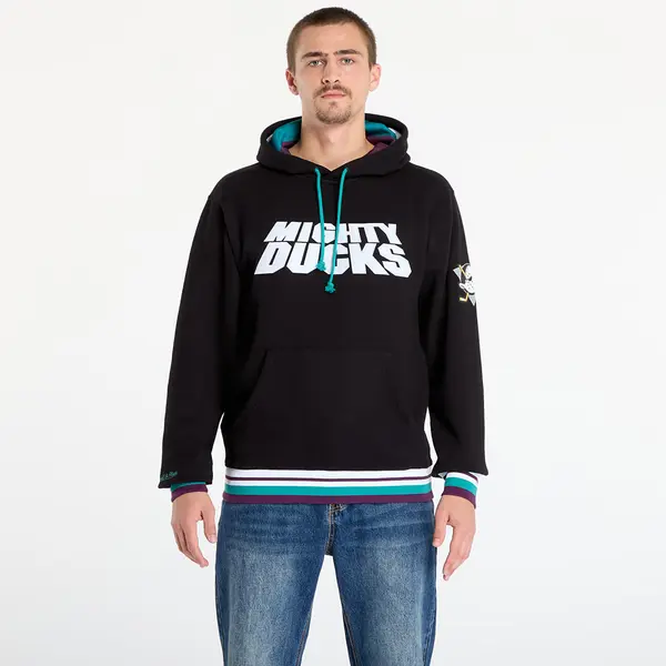 Mitchell & Ness Суитшърт Mitchell & Ness NHL Playmaker Fleece Hoodie Vintage Logo Ducks Black L