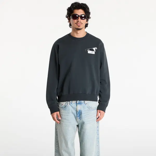 MM6 Суитшърт MM6 Maison Margiela Sweatshirt Washed Black XXL