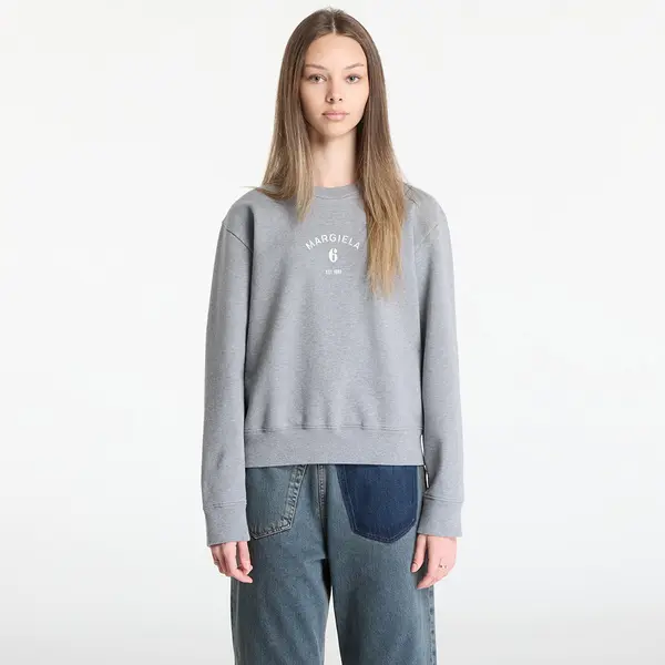 MM6 Суитшърт MM6 Sweatshirt Grey Melange L
