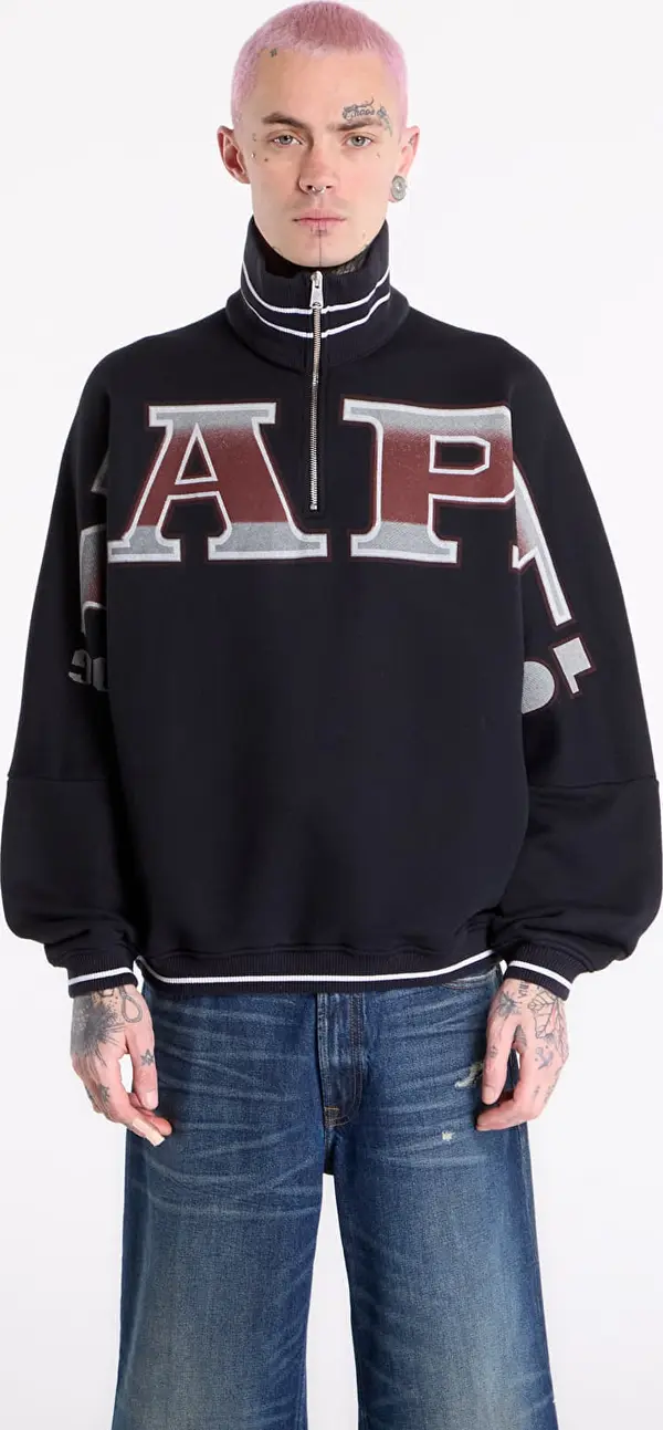 Napapijri Суитшърт Napapijri x PDF French Terry Sweatshirt Black L