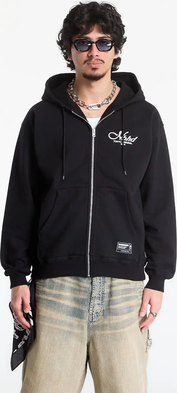 NEIGHBORHOOD Суитшърт NEIGHBORHOOD Staple Sweat Zip Hoodie Ls Black S