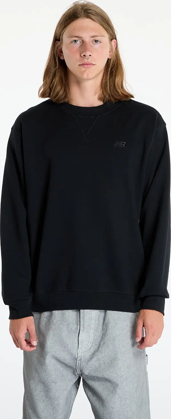New Balance Суитшърт New Balance Athletics French Terry Crew Black XL