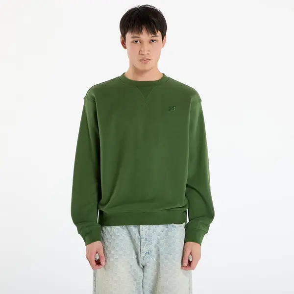 New Balance Суитшърт New Balance Athletics French Terry Crew Dark Alpine Green S