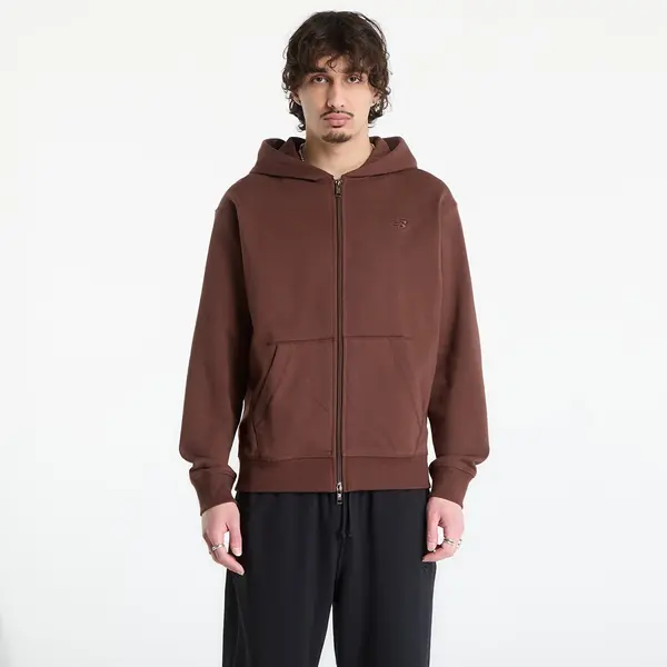 New Balance Суитшърт New Balance Athletics French Terry Full Zip Pumpernickel M