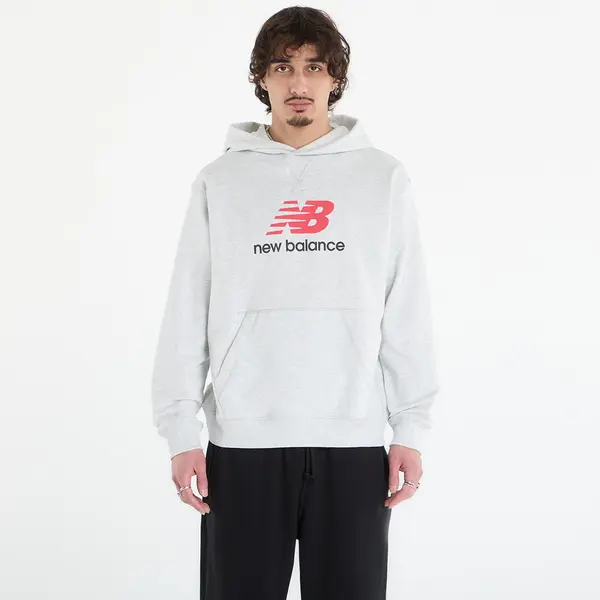 New Balance Суитшърт New Balance Athletics French Terry Logo Hoodie Ash Heather XL