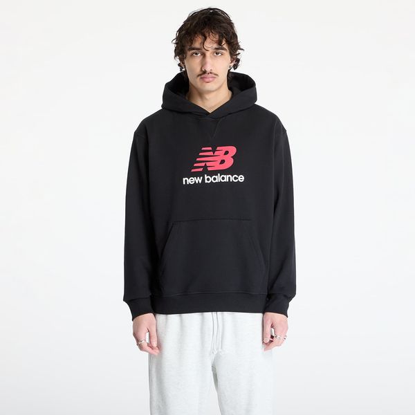 New Balance Суитшърт New Balance Athletics French Terry Logo Hoodie Black S