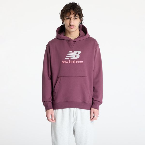 New Balance Суитшърт New Balance Athletics French Terry Logo Hoodie Violet S