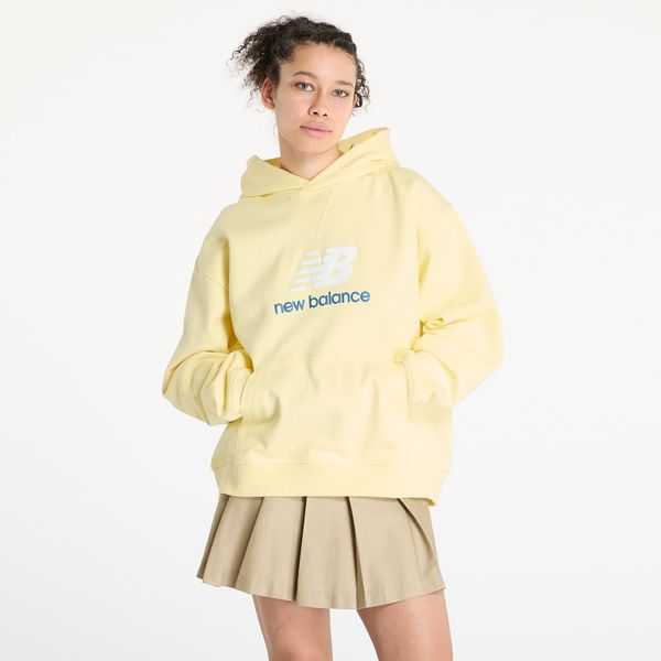 New Balance Суитшърт New Balance Athletics French Terry Logo Hoodie Yellow S