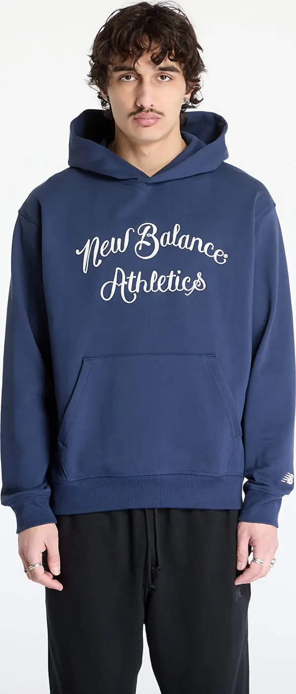 New Balance Суитшърт New Balance Athletics Relaxed League Hoodie Blue XL