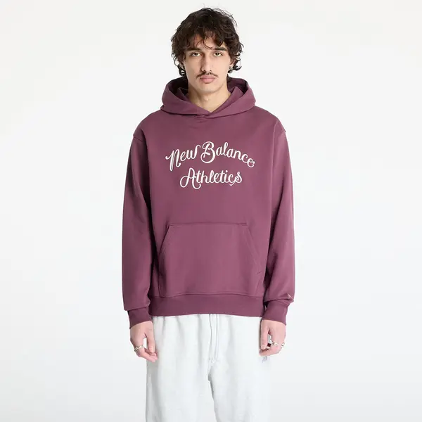 New Balance Суитшърт New Balance Athletics Relaxed League Hoodie Violet XL