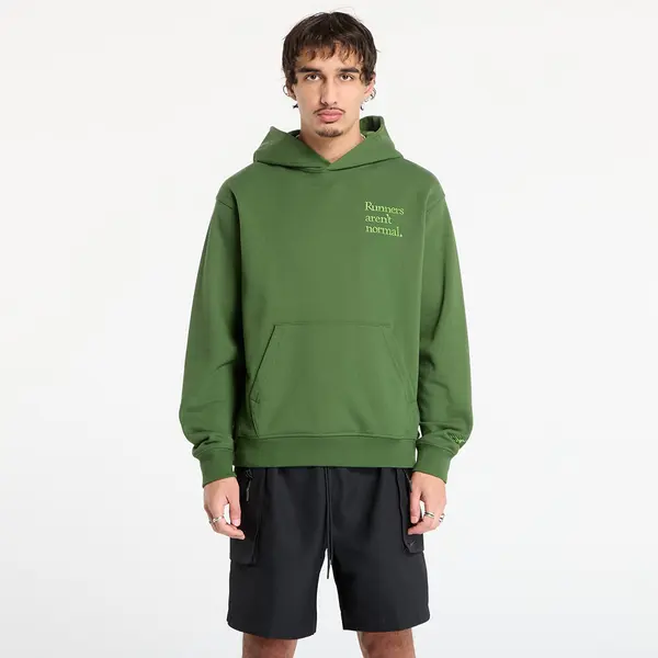 New Balance Суитшърт New Balance Athletics Runners Arent Normal Hoodie Dark Alpine Green L