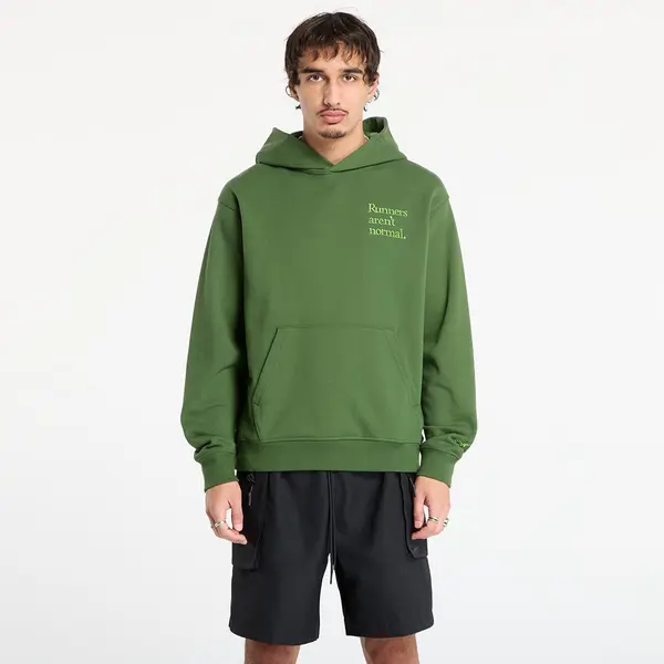 New Balance Суитшърт New Balance Athletics Runners Arent Normal Hoodie Dark Alpine Green M