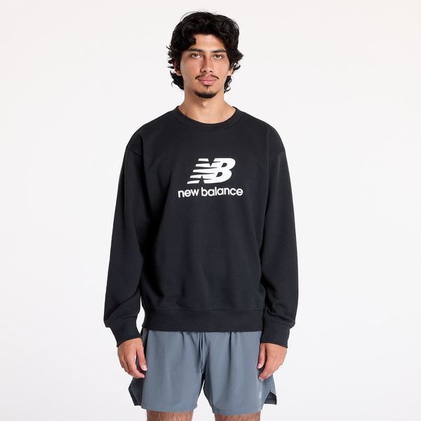 New Balance Суитшърт New Balance Sport Essentials French Terry Logo Crew Sweatshirt Black S