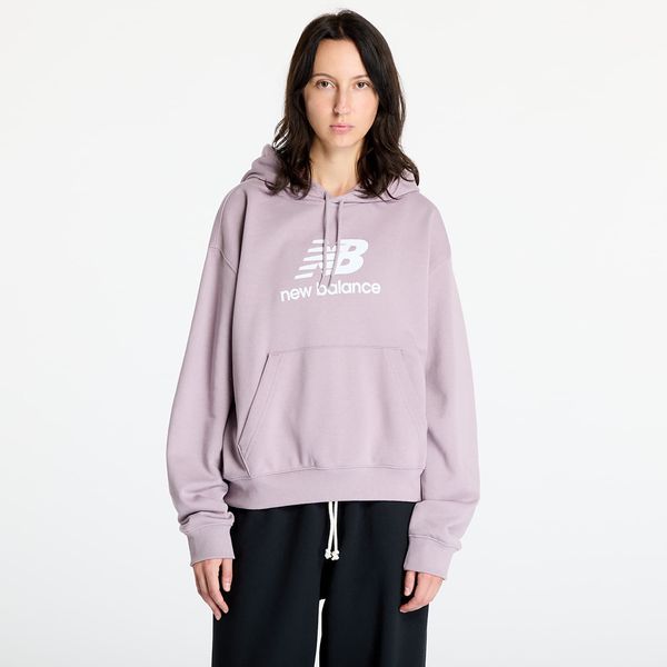 New Balance Суитшърт New Balance Sport Essentials French Terry Logo Hoodie Ice Wine M