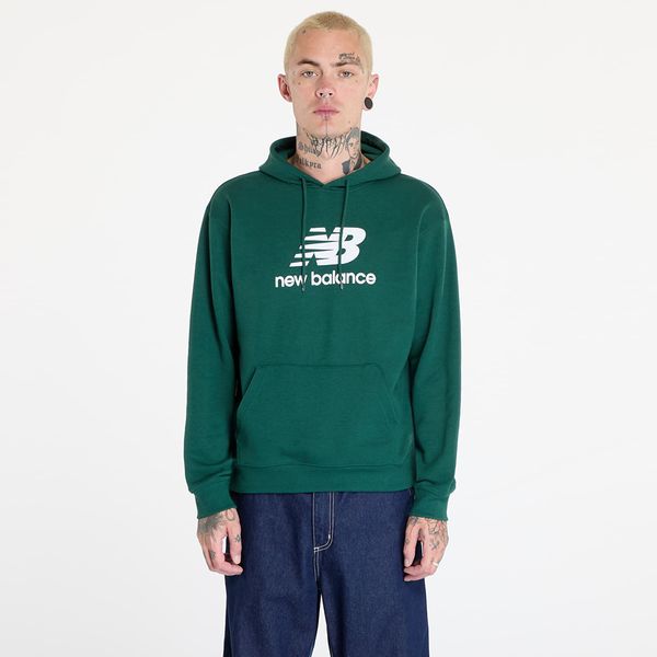New Balance Суитшърт New Balance Sport Essentials French Terry Logo Hoodie Nightwatch Green M