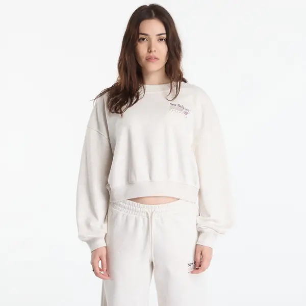 New Balance Суитшърт New Balance Trackside French Terry Crew Linen Heather L