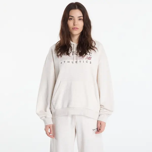 New Balance Суитшърт New Balance Trackside French Terry Hoodie Linen Heather XS
