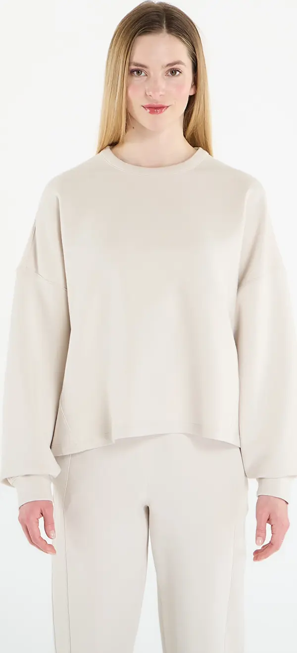 Nike Суитшърт Nike 24.7 ImpossiblySoft Women's Dri-FIT Oversized Crew-Neck Top Lt Orewood Brn/ Lt Iron Ore XL