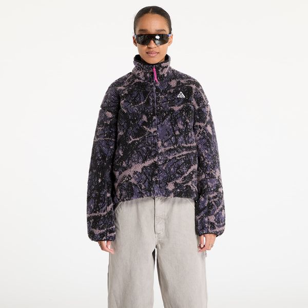 Nike Суитшърт Nike ACG "Canwell Glacier" Women's Therma-FIT ADV Windproof Full-Zip Fleece Dark Raisin/ Black/ Black/ Summit White M