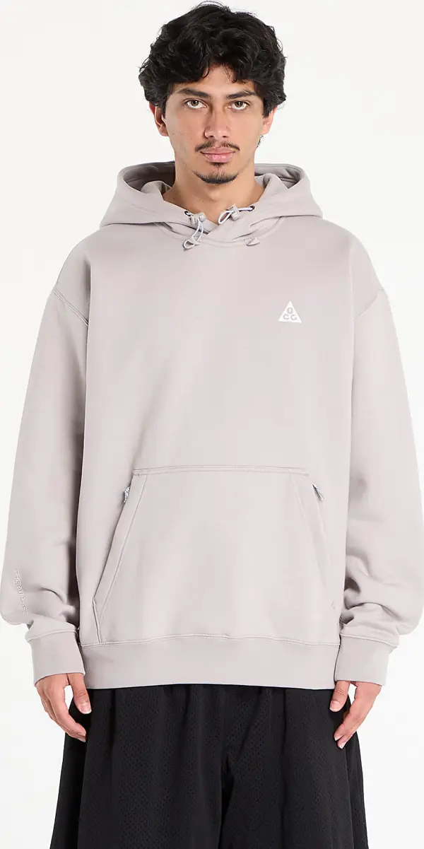 Nike Суитшърт Nike ACG Therma-FIT Fleece Pullover Hoodie College Grey/ Football Grey/ Summit White S