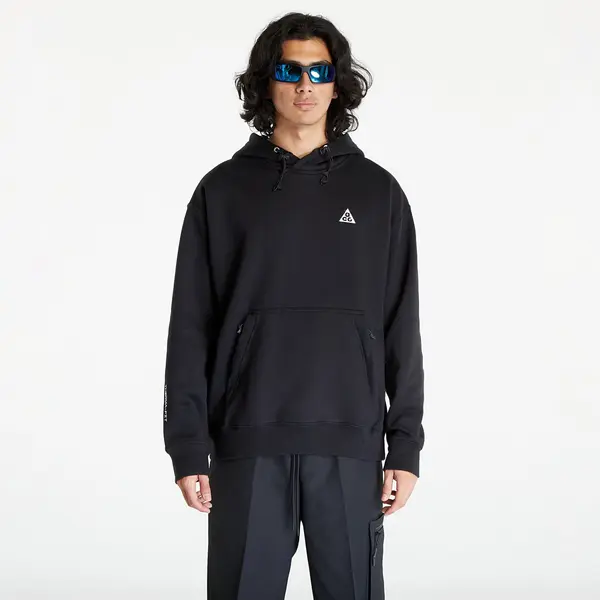Nike Суитшърт Nike ACG Therma-FIT Fleece Pullover Hoodie UNISEX Black/ Summit White/ Summit White XS