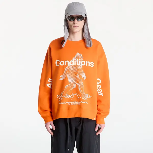 Nike Суитшърт Nike ACG "Tuff Fleece" Men's Therma-FIT Pullover Crew-Neck Sweatshirt Safety Orange L
