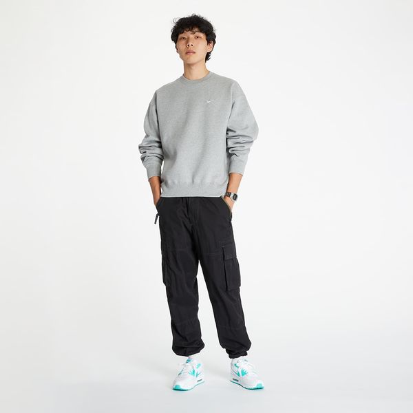 Nike Суитшърт Nike Nrg SoloSwoosh Crew Fleece Dk Grey Heather/ White XL