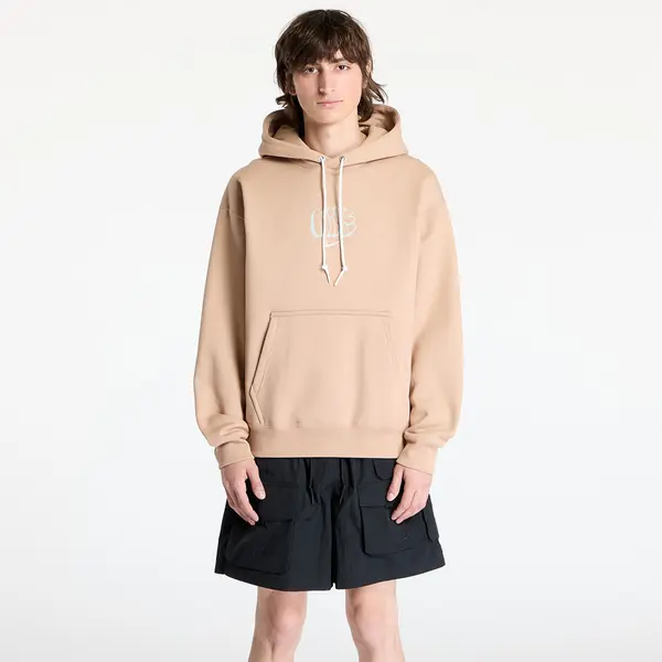 Nike Суитшърт Nike Solo Swoosh Men's Fleece Hoodie Hemp XL