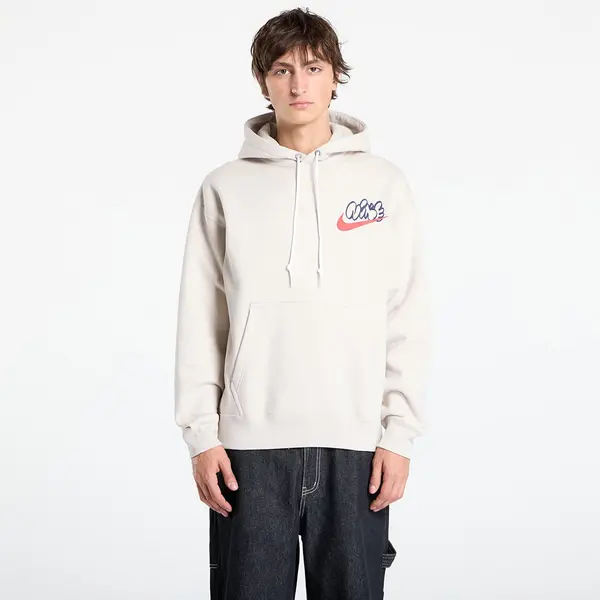 Nike Суитшърт Nike Solo Swoosh Men's Fleece Hoodie Lt Orewood Brn XS