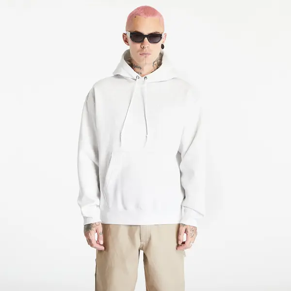 Nike Суитшърт Nike Solo Swoosh Men's Fleece Pullover Hoodie Birch Heather/ White XS