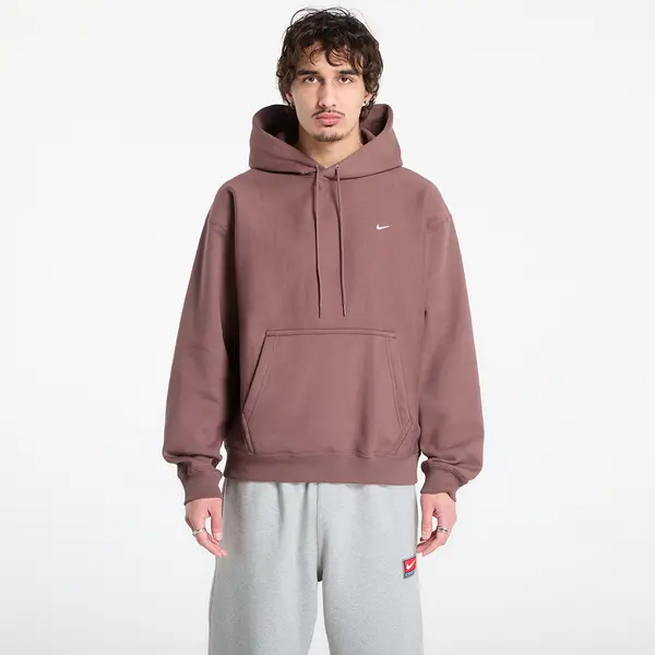 Nike Суитшърт Nike Solo Swoosh Men's Pullover Hoodie Tattoo/ White L
