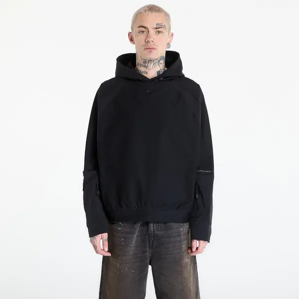 Nike Суитшърт Nike Tech Men's Dri-FIT Shori Knit Utility Hoodie Black/ Black/ Black XL