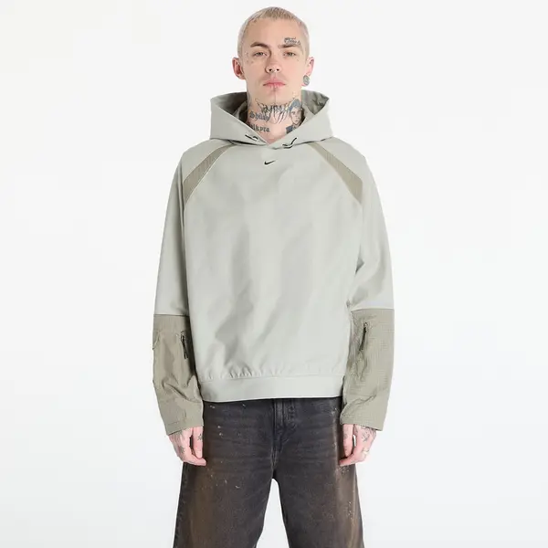 Nike Суитшърт Nike Tech Men's Dri-FIT Shori Knit Utility Hoodie Spruce Fog/ Silver Sage/ Black S