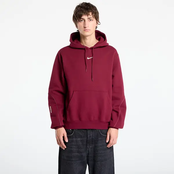 Nike Суитшърт Nike x NOCTA Fleece CS Hoodie Dark Beetroot/ Adobe/ Citron Tint XS