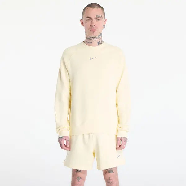 Nike Суитшърт Nike x NOCTA Men's Fleece CS Crew Alabaster/ Stealth L