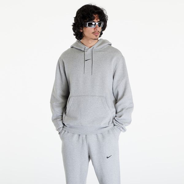 Nike Суитшърт Nike x NOCTA Men's Fleece Hoodie Dk Grey Heather/ Matte Silver/ Black XL