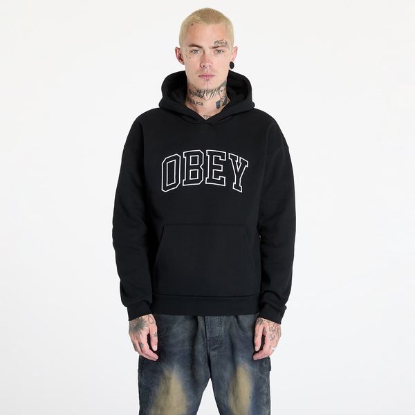 OBEY Clothing Суитшърт OBEY Collegiate Extra Heavy Hoodie II Black M