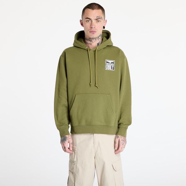 OBEY Clothing Суитшърт OBEY Obey Eyes Icon Hoodie Moss Green M