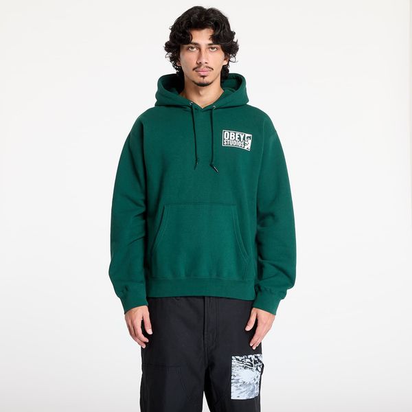OBEY Clothing Суитшърт OBEY Obey Studios Icon Hoodie Rain Forest L