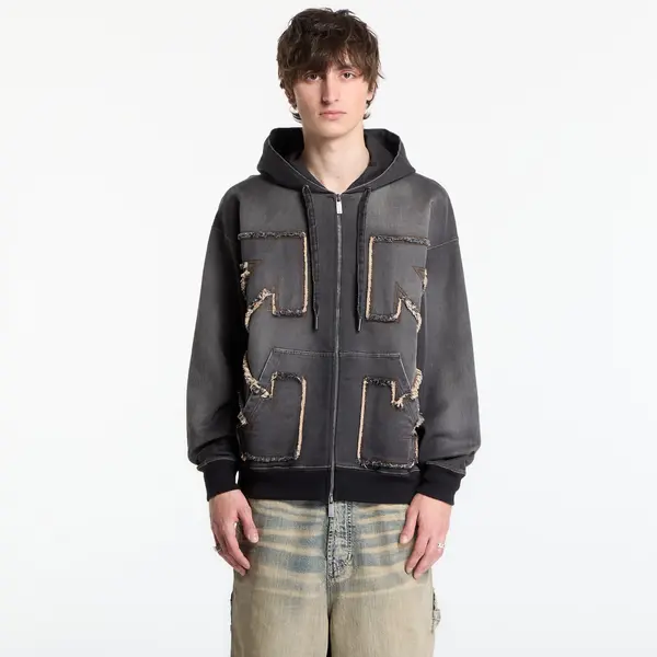 Off-White Суитшърт Off-White Arrow Distr Den Zip Skate Hoodie Highlighted Black M