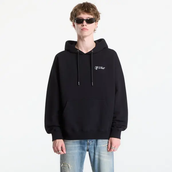 Off-White Суитшърт Off-White Script Logo Skate Hoodie UNISEX Black M